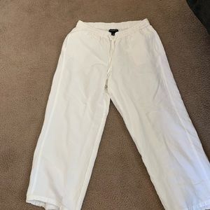 White Linen Pants
